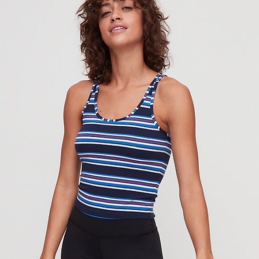 NWT Aritzia TNA Bergman 90s Vibrant Blue Top (M)